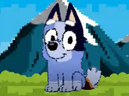لعبة Bluey dog pixal على الانترنت