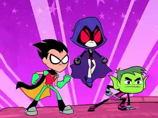 لعبة Fun Teen Titans Puzzle على الانترنت
