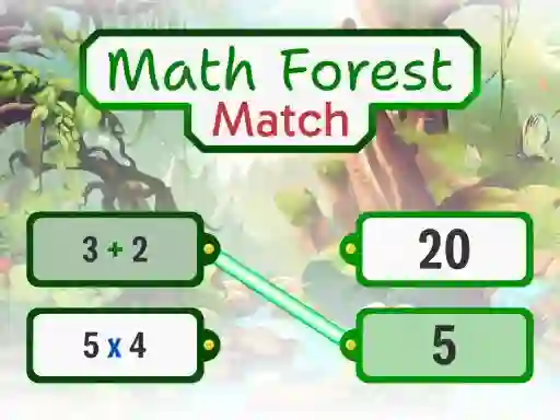 لعبة Math Forest Match على الانترنت