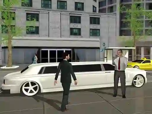 لعبة Limo Taxi Driving Simulator: Limousine Car Games على الانترنت