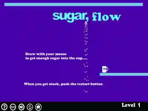 لعبة Sugar flow على الانترنت