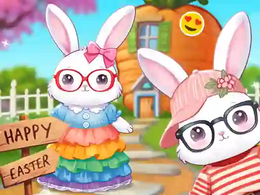 لعبة Bunnies Get Ready for Easter على الانترنت