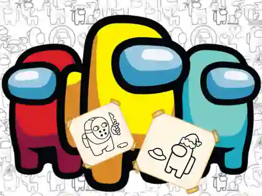لعبة Coloring book: Among Us على الانترنت