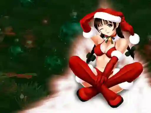 لعبة Anime Christmas Jigsaw Puzzle على الانترنت