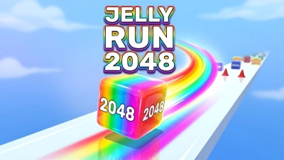 لعبة Jelly Run 2048 على الانترنت