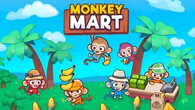 لعبة Monkey Mart على الانترنت